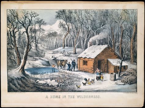 Currier And Ives A Home In The Wilderness The Metropolitan Museum Of Art