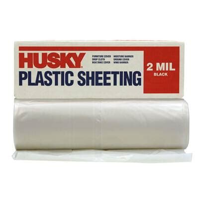 HDX 10 ft. x 100 ft. Clear 2 mil. Plastic Sheeting-RS210-100C - The Home Depot