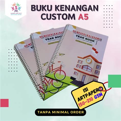 Jual Cetak Buku Album Foto Photobook Yearbok Kenangan Tahunan Sekolah