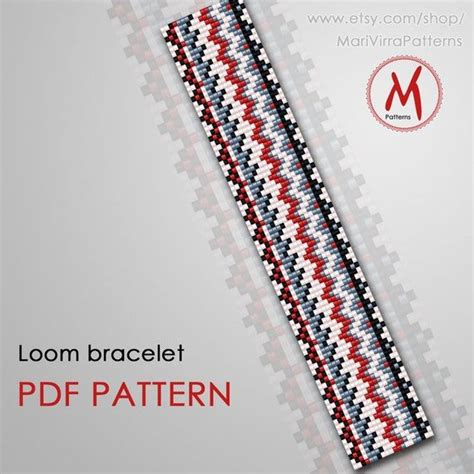 Miyuki Beads Delica Beads Pretty Patterns Line Patterns Beading