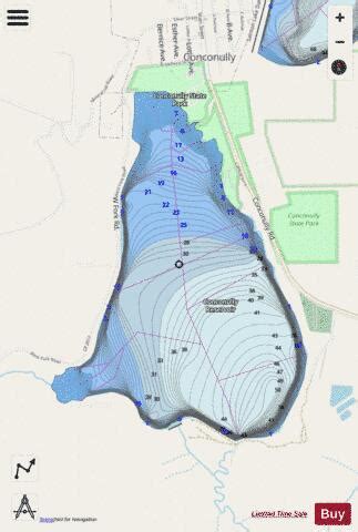 Conconully Reservoir Fishing Map | Nautical Charts App