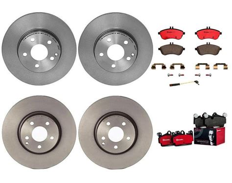 Brembo Brake Pads And Rotors Kit Front And Rear 295mm300mm