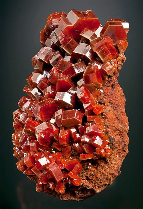 Rockhound Revival Large Glossy Crystals Of Reddish Orange