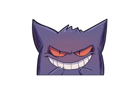 Gengar Car Sticker Pokemon Otakustoregr