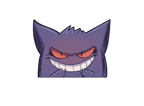 Gengar Car Sticker Pokemon OtakuStore Gr