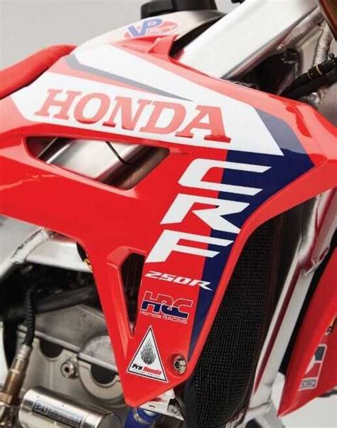 Kit ouïes moto cross Honda HRC 2024