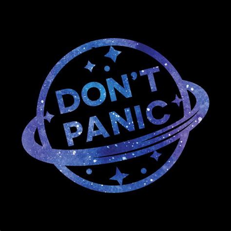 Dont Panic Hitchhikers Guide To The Galaxy Mask