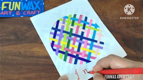 Paper Weaving Tutorial Make Origami Paper Craft How To Weave A Paper Mat Scrapbook