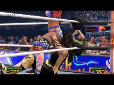 WWE 2K23 Gameplay Cora Jade StinkFace YouTube