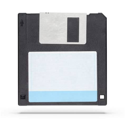 Premium Photo Black Inch Floppy Disk Or Diskette Isolated On