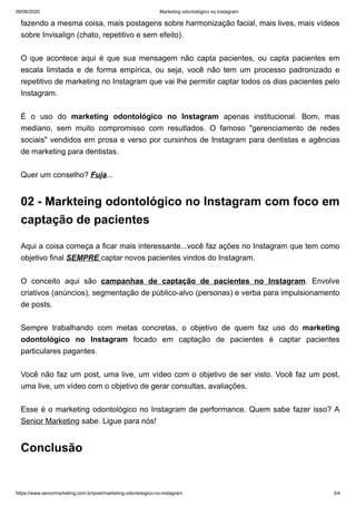 Marketing Odontologico No Instagram PDF