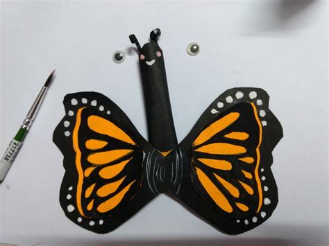 Construction Paper Crafts Diy Paper Butterfly 14 Step Pictures