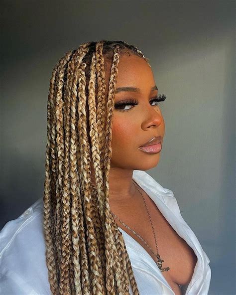 Just A Reminder Instagram Blonde Box Braids Blonde Braids Braids For Black Hair