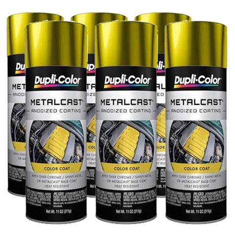 Dupli-Color MC202 Automotive Spray Paint 11 fl-oz Aerosol Can Metallic Yellow Anodized