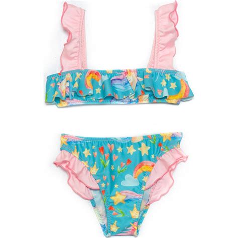 Tortue Παιδικό Μαγιό Bikini Set για Κορίτσι Τιρκουάζ S3 206 206 BestPrice gr