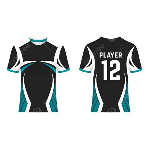 Esports Jersey Vector Design Images Black Esport Jersey Design With