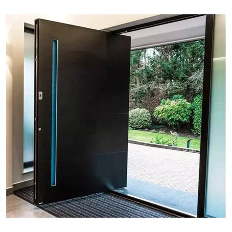 Hihaus Hot Modern Exterior Luxury Aluminium Front Entry Pivot Doors For