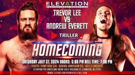 Trevor Lee Cameron Grimes Vs Andrew Everett Set For Elevation Pro