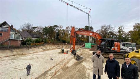 Neues Wohnquartier In Sandkrug Arbeiten An Tiefgarage Starten Anfang