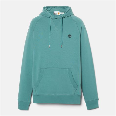 Sweat Capuche Envers Boucl Pour Homme En Bleu Sarcelle