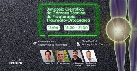 Simp Sio Cient Fico Da C Mara T Cnica De Fisioterapia Traumato