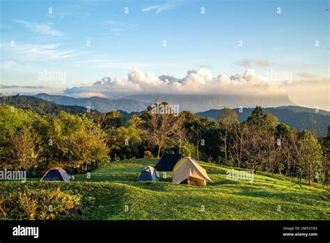 View Of Doi Luang Chiang Dao The Third Highest Mountain In Thailand