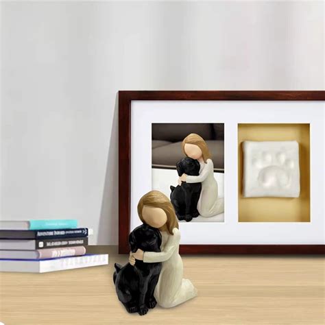 Carracci Dog Angel Figurines, Angel Dog Friendship Memorials, Sculpted