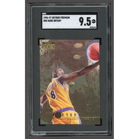 Kobe Bryant 1996 97 SkyBox Premium 55 RC SGC 9 5 Pristine Auction