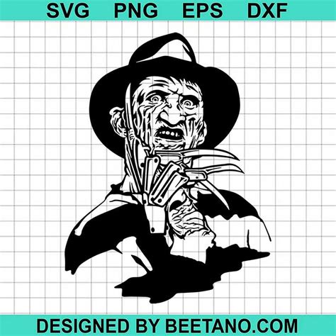 Horror Freddy Krueger Svg Horror Character Svg Horror Movies Svg In