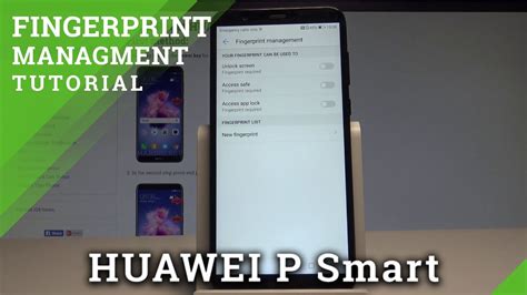 How To Add Fingerprint In Huawei P Smart Fingerprint Managment