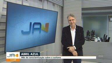 Jornal do Almoço SC Blumenau Valther Ostermann comenta o autismo