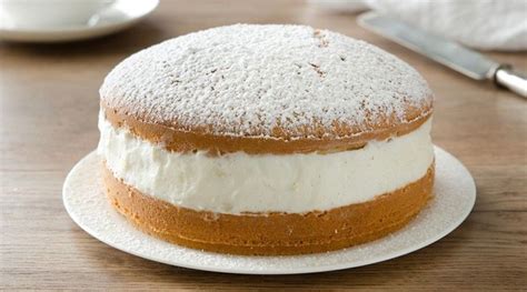 Soft Cake With Milk Cream - Kitchen Cookbook