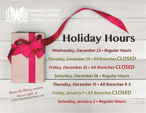 December events at the Marshall County Public Library | Marshall County Daily.com