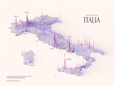 Le Mappe 3D Sviluppate Da Terence Fosstodon Illustrano Le Differenze Di