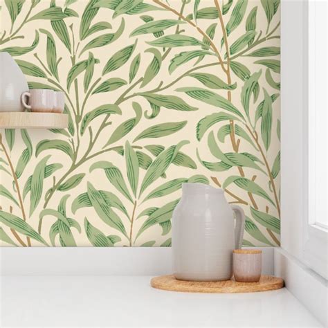 William Morris Willow Bough Original Wallpaper Spoonflower
