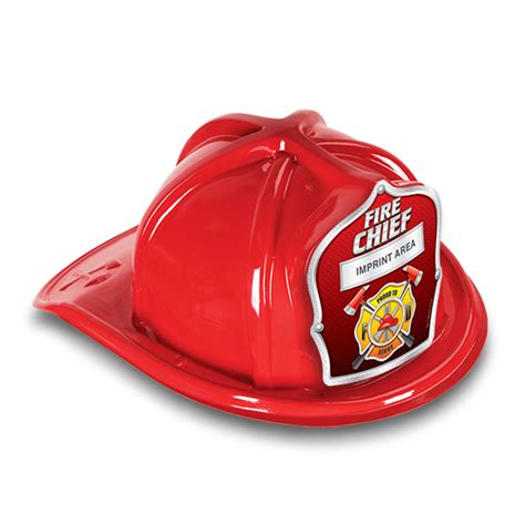 DELUXE Plastic Fire Hats - Fire Chief Silver Design (Custom) - DELUXE ...