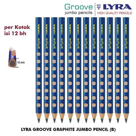 Jual LYRA GROOVE JUMBO SLIM TRIANGULAR PENCIL PENSIL SEGITIGA BELAJAR