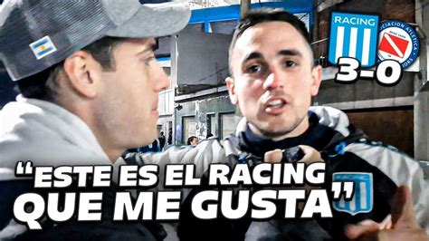 Reacci N Con Los Hinchas Racing Argentinos Youtube