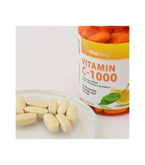 Vitamina C 1000 Mg Cu Bioflavonoide Acerola Si Macese 90 Comprimate