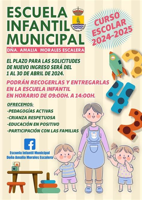 El Plazo De Solicitudes Para El Curso 2024 25 En La Escuela Infantil