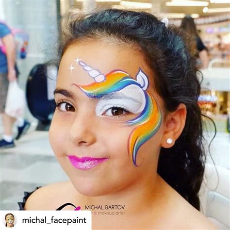 Shareyourfacepaint On Instagram The Perfect Line Buster Unicorn