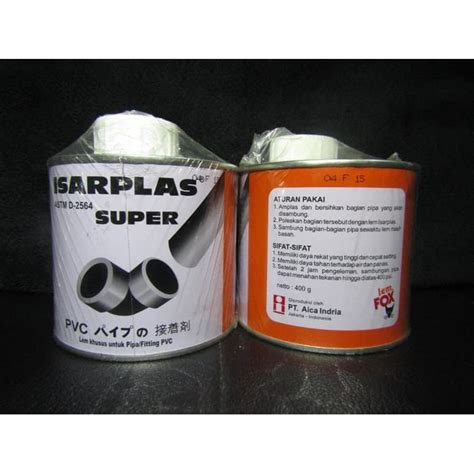 Jual Lem Isarplas Kuas Super Kaleng Gr Lem Pipa Pralon Paralon