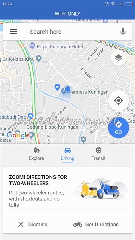 Cara Pakai Fitur Sepeda Motor Di Google Maps Yuri Adrian