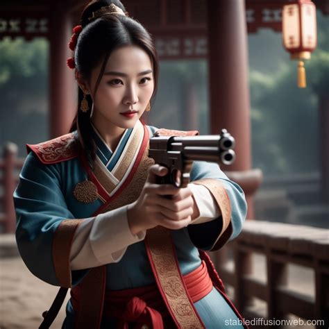 Ancient Chinese Gun Toting Codm Avatar Stable Diffusion Online