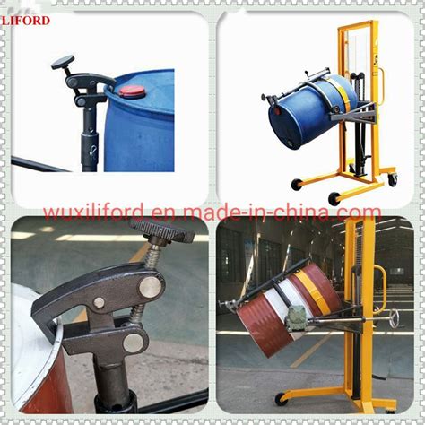 450kg Capacity Manual Hydraulic Oil Drum Lift Stacker Drum Dumper Da450