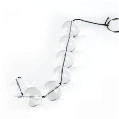 Large Beads Crystal Glass Anal Plug Pull Beads Butt Plug Anal Toys