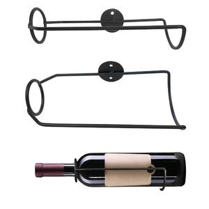 Suporte Para Garrafa De Vinho E Adega Vertical De Parede Para Decoração