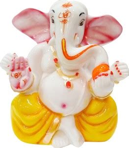 Vinayakmoorti Sitting Base Taklu Ganesh Statue For Home Pooja Temple