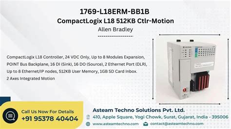 L Er Bb B Compactlogix L Kb Controller Allen Bradley At