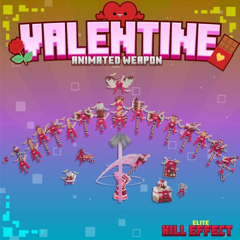 Valentine Sweets Animated Weapon Set Kill Effect Mcmodels